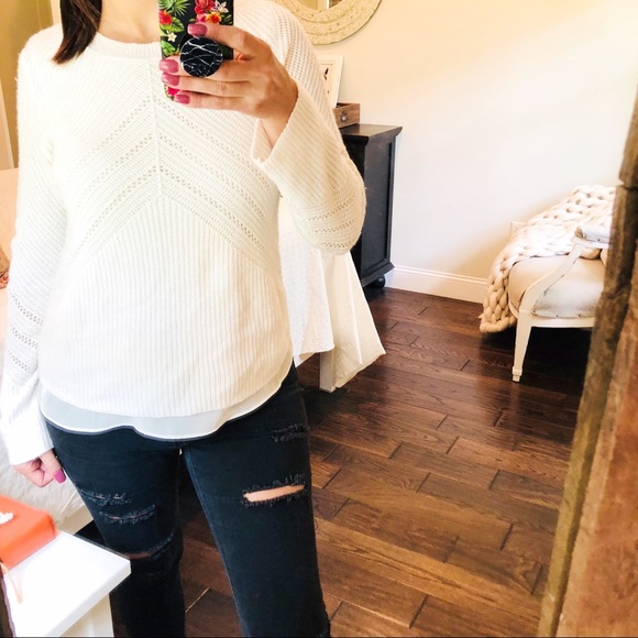 Lucky Brand Sweaters - Lucky Brand medium NWT cream cashmere sweater